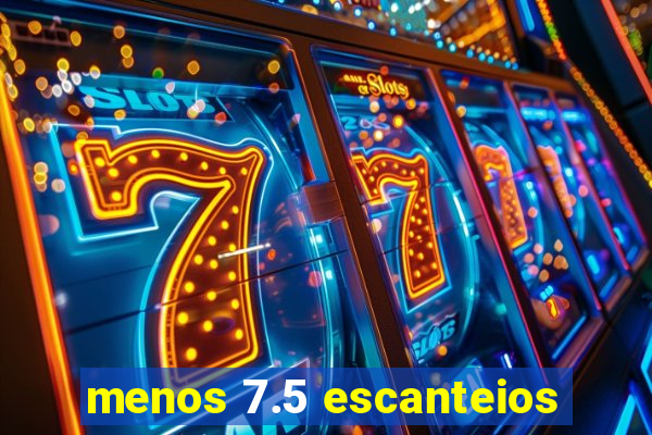 menos 7.5 escanteios